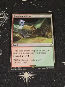 Rootbound Crag 416, Final Fantasy REG, FIC MTG TCG - Image 1