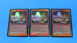 3x FOIL FIRE WHIP AURA TIMESHIFTED MTG MAGIC THE GATHERING NM / UNPLAYED - Image 1