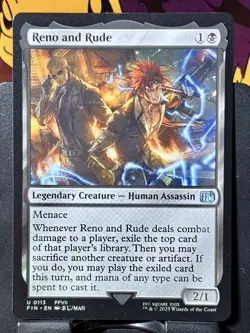 Reno and Rude - Reg - MTG - Final Fantasy - FIN - 0113 - UNCOMMON ~ NM - Image 2