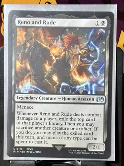 Reno and Rude - Reg - MTG - Final Fantasy - FIN - 0113 - UNCOMMON ~ NM - Image 4