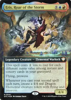 Eris, Roar of the Storm (Extended Art) -Foil Very Light Play / NM MTG Card - Image 1