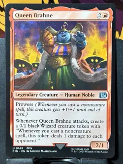 Queen Brahne - Reg - MTG - Final Fantasy - FIN - 0149 - UNCOMMON ~ NM - Image 2