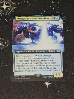 Omega, Heartless Evolution 501, Final Fantasy Extended Art REG, FIN MTG TCG - Image 1