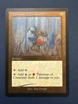 MTG Talisman of Creativity (Retro Frame) (Foil Etched) - SLD NM - Image 1