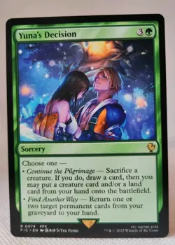 Magic MTG - Yuna's Decision - Final Fantasy - NMINT #0074 - Image 1