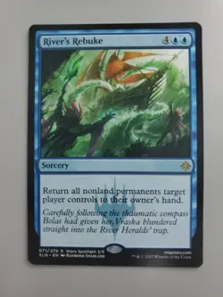 MTG River's Rebuke Ixalan Regular Rare - Image 1