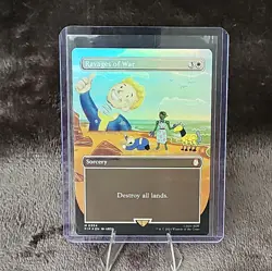 MTG Ravages of War Fallout 0354 Foil Mythic - Image 3