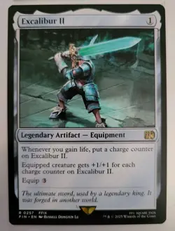 MTG - Final Fantasy: Excalibur II (0257) - Rare - Near Mint - Image 1