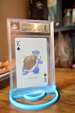 Pokemon 2004 Fire Red Playing Cards | BLASTIOSE (#KS) Beckett Graded (BGS 8) - Image 2