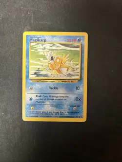 Magikarp 35/102 - Base Set Pokemon Card D10 - Image 1