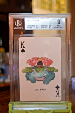 Pokemon 2004 Fire Red Playing Cards | VENUSAUR (#KC) Beckett Graded (BGS 9) - Image 4