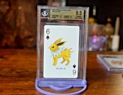 Pokemon 2004 Fire Red Playing Cards | JOLTEON 6S Beckett Graded (BGS 9.5) - Image 1