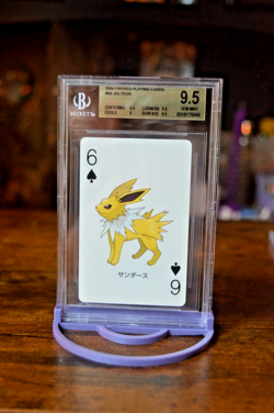 Pokemon 2004 Fire Red Playing Cards | JOLTEON 6S Beckett Graded (BGS 9.5) - Image 2