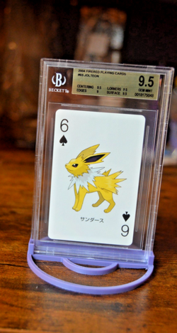 Pokemon 2004 Fire Red Playing Cards | JOLTEON 6S Beckett Graded (BGS 9.5) - Image 3