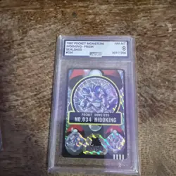 Pokemon Near Mint 8 AGS Slab 1997 Pocket Monsters Nidoking prizm Sealdass 034 - Image 1