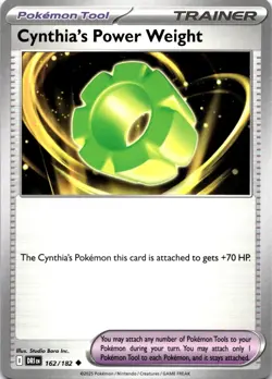 Pokemon Cynthia's Power Weight 162/182 Destined Rivals Non Holo NM - Image 1