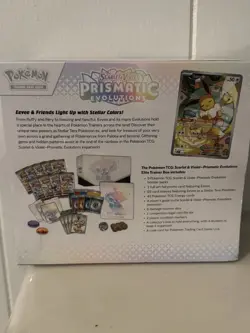 Pokemon TCG Scarlet Violet Prismatic Evolutions ETB Elite Trainer Box NEW SEALED - Image 3