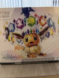 Pokemon TCG Scarlet Violet Prismatic Evolutions ETB Elite Trainer Box New Sealed - Image 1