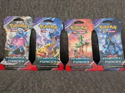 Pokemon Temporal Forces Sleeved Booster Packs (Set Of 4) Art Set - Image 1