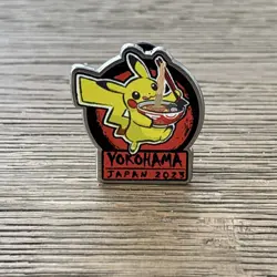 Pikachu Pin Yokohama Pokemon World Championships Japan 2023 Promo Pin - Image 1
