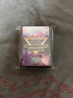 YUGIOH World Championship Qualifier WCQ Sleeves 2024 OFFICIAL Konami 15X - Image 1