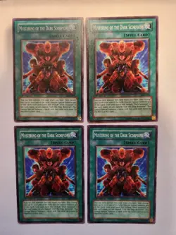 Yugioh Mustering of the Dark Scorpions DCR-093 Dark Crisis 1st Edition x4 NM - Image 1