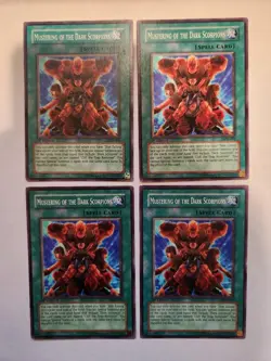 Yugioh Mustering of the Dark Scorpions DCR-093 Dark Crisis 1st Edition x4 NM - Image 2