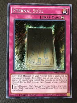 Yugioh Legendary Decks II #LDK2-ENS06 Eternal Soul Limited Ed Secret Rare NM - Image 1