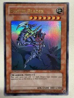 Yugioh Anniversary Pack #YAP1-EN006 Buster Blader Limited Edition Ultra Rare LP - Image 1