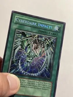 Yugioh Secret Rare Cyberdark Impact! Print Bleed TAEV-EN054 1st Edition VLP/NM - Image 2
