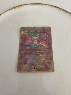 Pokemon TCG Ancient Mew Promo Holo Rare Card 1999/2000 Damaged - Image 1