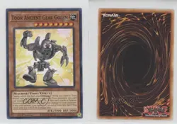Toon Ancient Gear Golem 1st Ed. YuGiOh Legendary Duelists: Season 1 00jz - Image 3