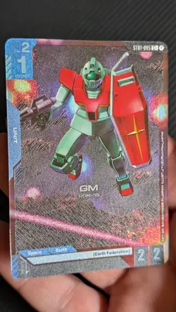 Gundam Card Game- GM-(RGM-79)-(Alt Art) Promo-st01-005-(c+)-(NM) - Image 3