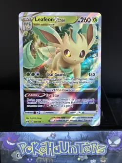Pokemon Card Leafeon VSTAR 014/159 Crown Zenith Ultra Rare Near Mint - Image 1