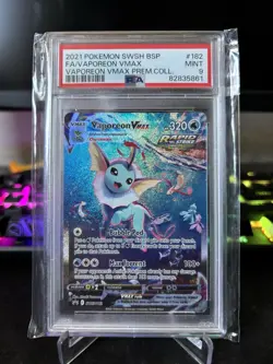 Vaporeon VMAX SWSH182 SWSH: Sword & Shield Promo Cards Holo - Image 1