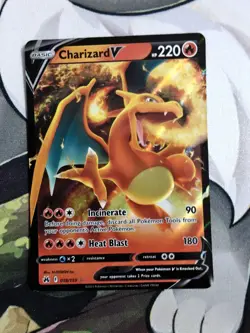 Pokemon Card Charizard V 018/159 Crown Zenith Ultra Rare Near Mint - Image 1