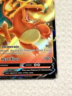 Pokemon Card Charizard V 018/159 Crown Zenith Ultra Rare Near Mint - Image 4
