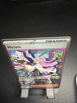 Pokemon TCG Miriam Scarlet & Violet Base Set Holo Special Trainer Card 251/198 - Image 2