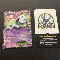 Meloetta EX RC11/RC25 Legendary Treasures Pokemon Card Radiant Collection - LP - Image 3