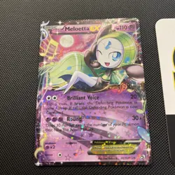 Meloetta EX RC11/RC25 Legendary Treasures Pokemon Card Radiant Collection - LP - Image 4
