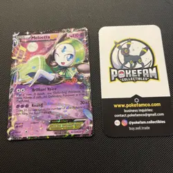 Meloetta EX RC11/RC25 Legendary Treasures Pokemon Card Radiant Collection - LP - Image 6