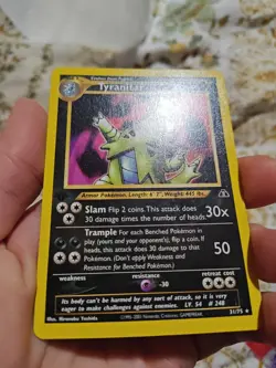 Pokemon Card Tyranitar 31/75 Neo Discovery 1st Edition Rare Non Holo WOTC Good - Image 5