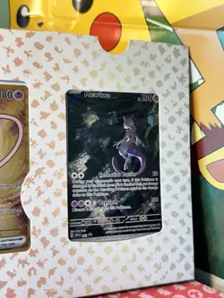 Pokemon 151 3 Card Promo Ultra Premium Set Featuring Metal Mew, Mew & Mewtwo - Image 4