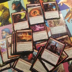 Magic The Gathering Mono Red Card Lot Big Score Lightning Phoenix... - Image 1
