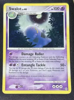 Swalot 9/99 Reverse COSMIC HOLO BLEED - Rare - Error Card - 2009 Pokemon TCG - Image 1