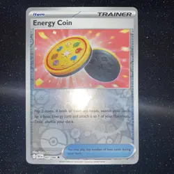 Pokemon TCG Energy Coin 081/086 Black Bolt Trainer Card Reverse Holo - Image 2