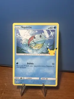 Squirtle 17/25 Non Holo 25th Anniversary 2021 Mcdonalds Pokemon Promo Card - Image 1