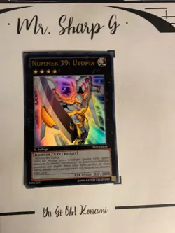 NUMMER 39: UTOPIA - 1.AUFLAGE YS12-DE039 DEUTSCH Yu-Gi-Oh! CARD ULTRA RARE HOLO - Image 3
