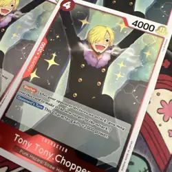 Tony Tony. Chopper OP10-011 X4 PLAYSET Rare English One Piece TCG Card: OP10 - Image 3