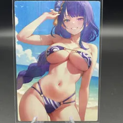 Raiden Shogun Anime Waifu Card Doujin ACG Goddess Holo - Image 2